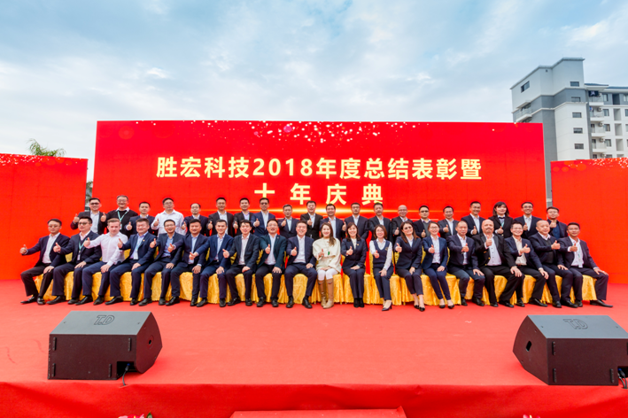 8188cc威尼斯科技2018年度总结表扬暨十年庆典圆满竣事